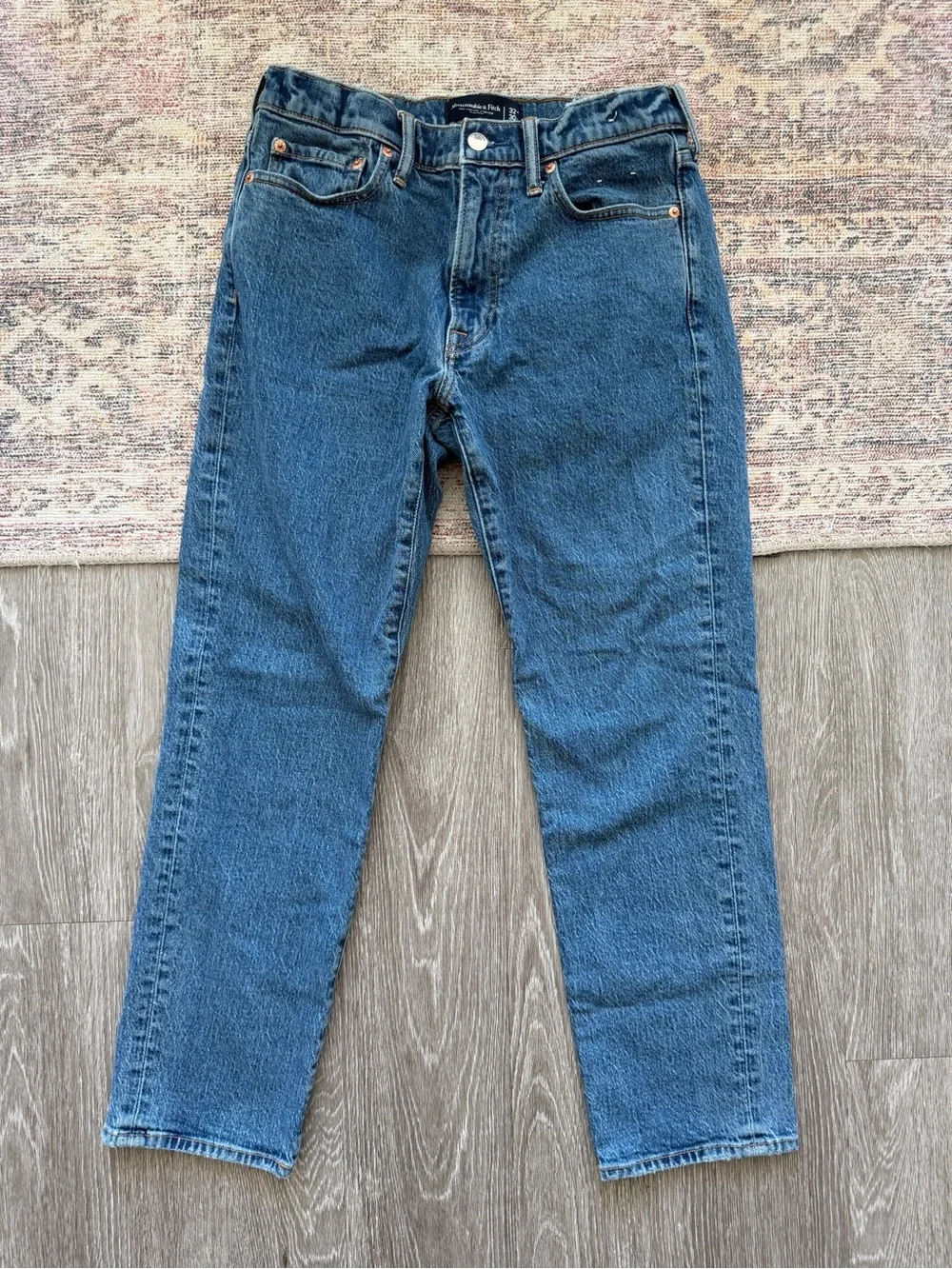 Abercrombie & Fitch Vintage Stretch Straight Jean